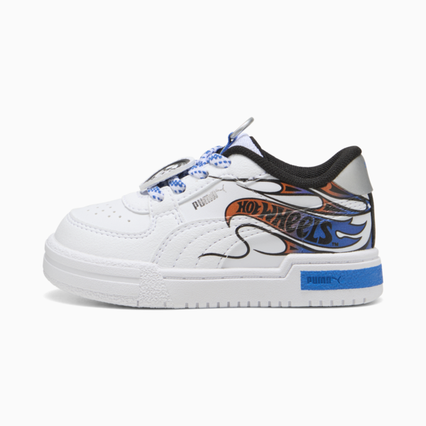 Tenis PUMA x HOT WHEELS CA Pro para bebés, PUMA White-PUMA Team Royal, large-MEX