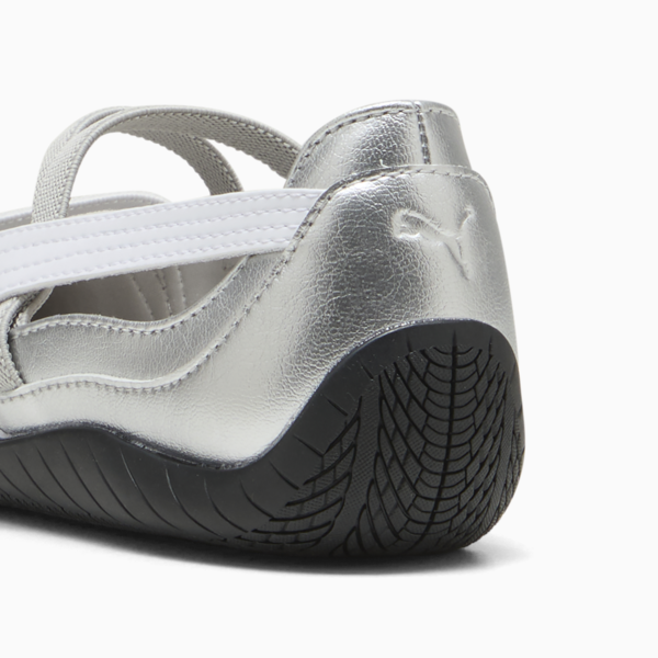 Chatitas Speedcat Metallic para mujer, PUMA Silver-PUMA White, large-ARG