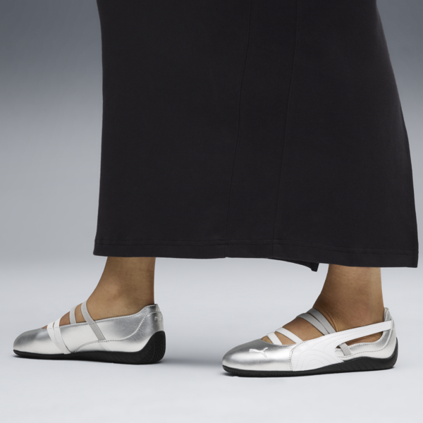 Chatitas Speedcat Metallic para mujer, PUMA Silver-PUMA White, large-ARG