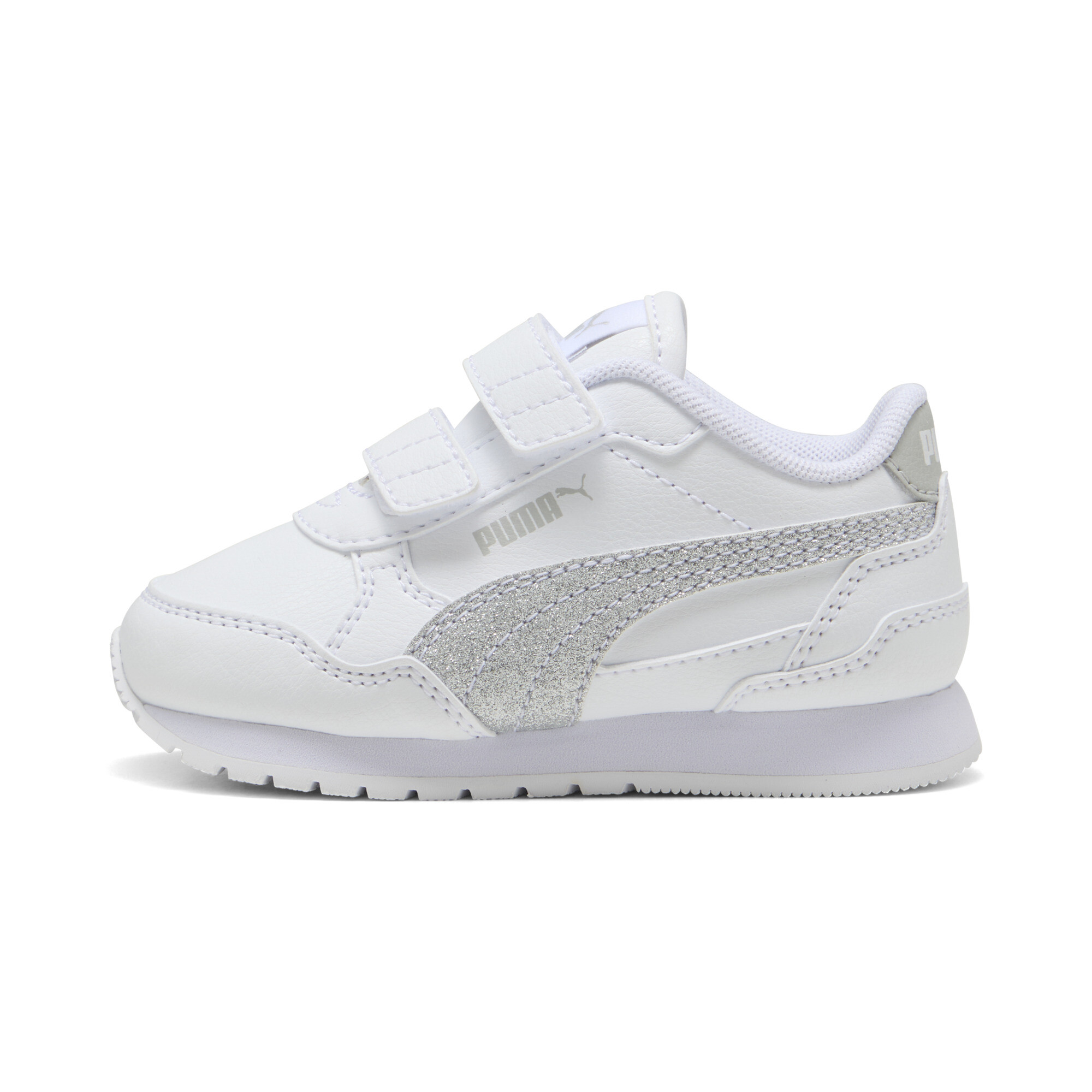 Puma St Runner V4 Sl Glitterv Toddlers Shoes In White