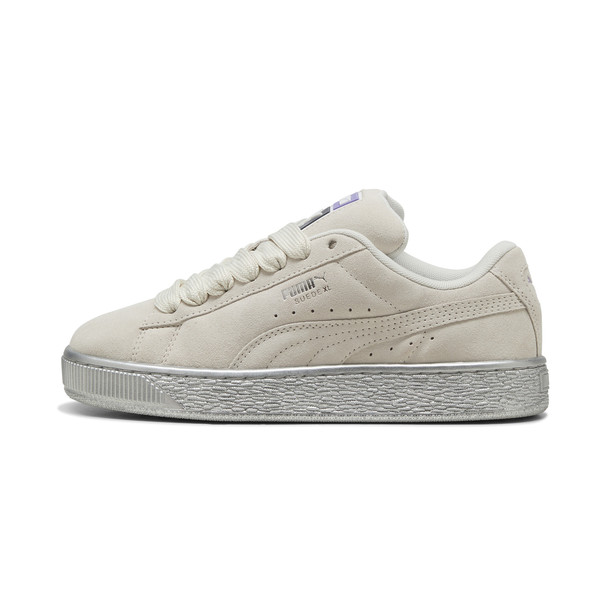 Puma Suede XL Galactic Sneakers Damen Schuhe | Mit Plain | Vapor Gray/Vapor Gray/Silver | Größe: 41