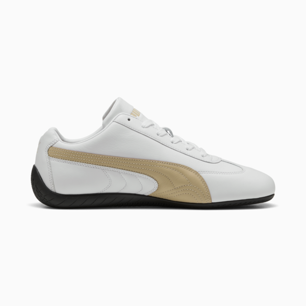 Speedcat Leather Sneakers Unisex, PUMA White-Toasted Almond, large-ZAF