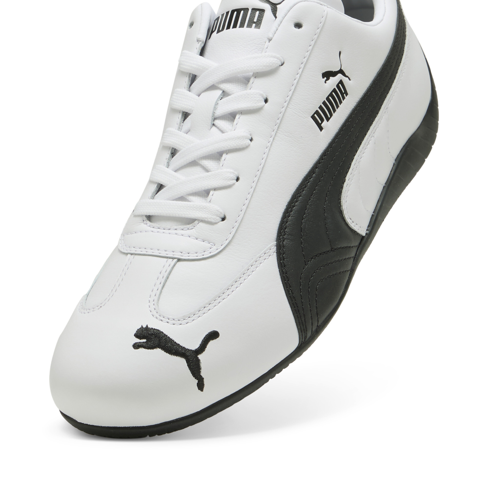 Speedcat uniseks leren sneakers, Zwart/Wit, Maat 44 | PUMA