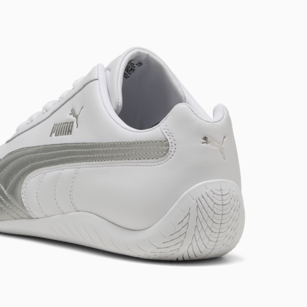 Speedcat Leather Sneakers Unisex, PUMA White-PUMA Silver, large-ZAF