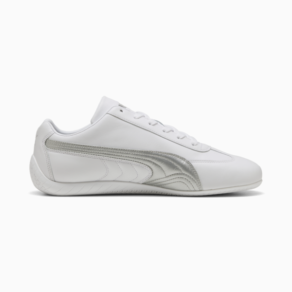 Speedcat Leather Sneakers Unisex, PUMA White-PUMA Silver, large-ZAF