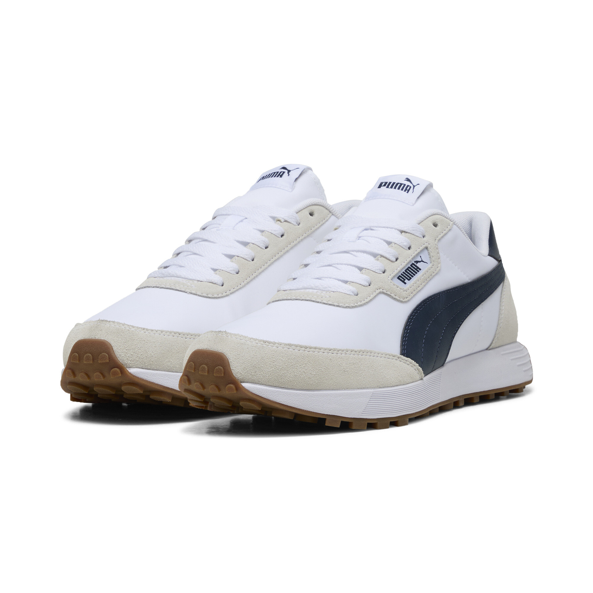 Puma Runtamed Lugged Classic Sneakers, White, Size 40, Shoes