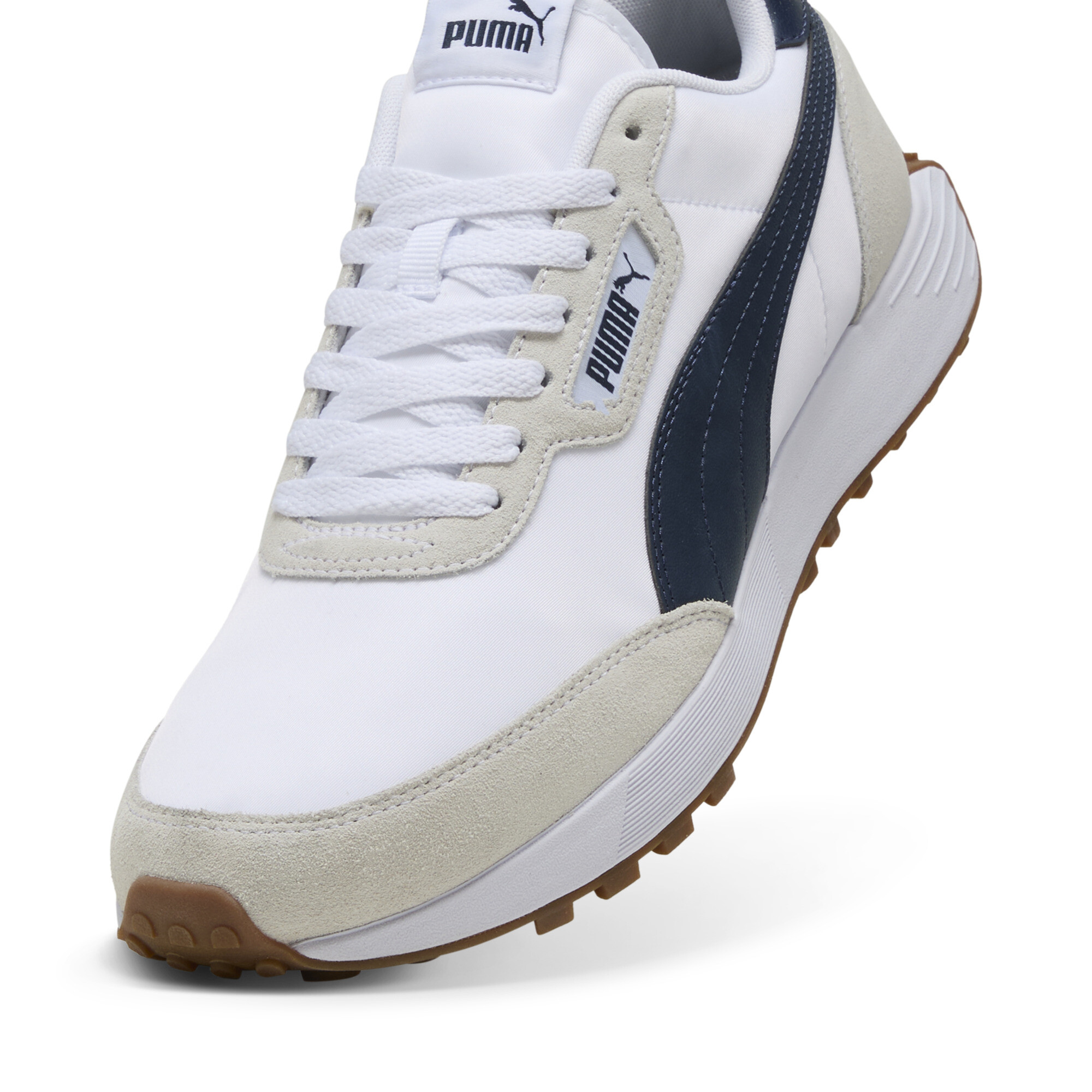 Puma Runtamed Lugged Classic Sneakers, White, Size 40, Shoes