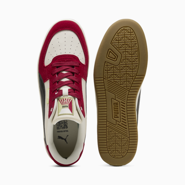 Puma Caven 2.0 Greenside Sneakers, Dark Crimson-Alpine Snow-PUMA Black, large-MEX