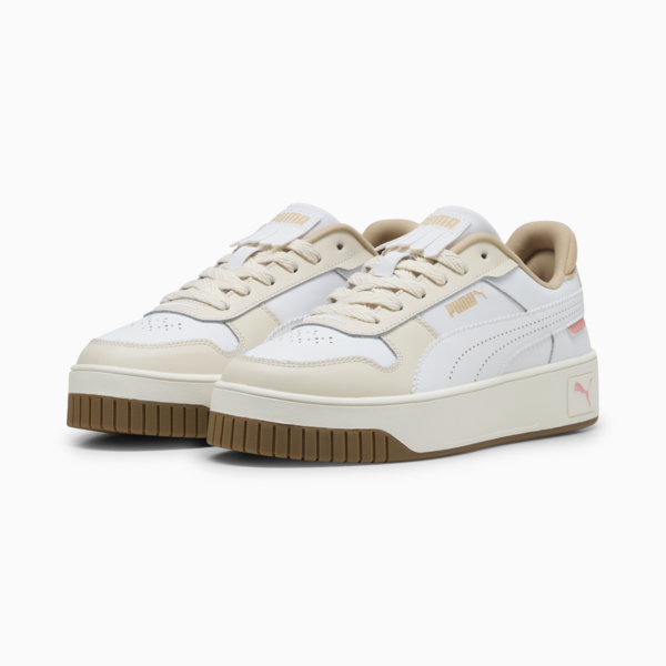 Zapatillas Carina Street Bold Elegance para mujer, PUMA White-PUMA White-Alpine Snow, large-ARG