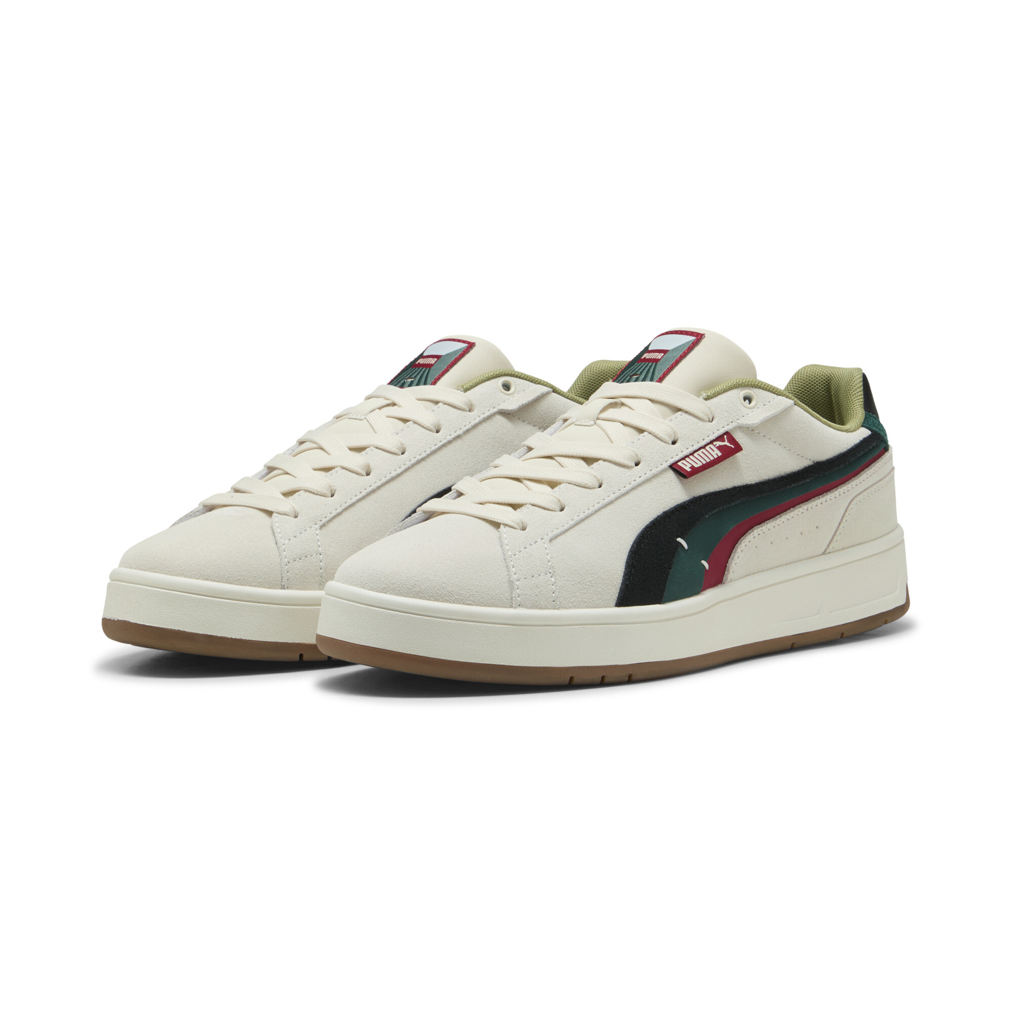 Puma Court Classico Greenside Unisex, White, Size 44.5, Shoes