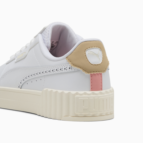 Carina 3.0 Bold Elegance Sneakers Women, PUMA White-Light Sand-Warm White, large-MEX