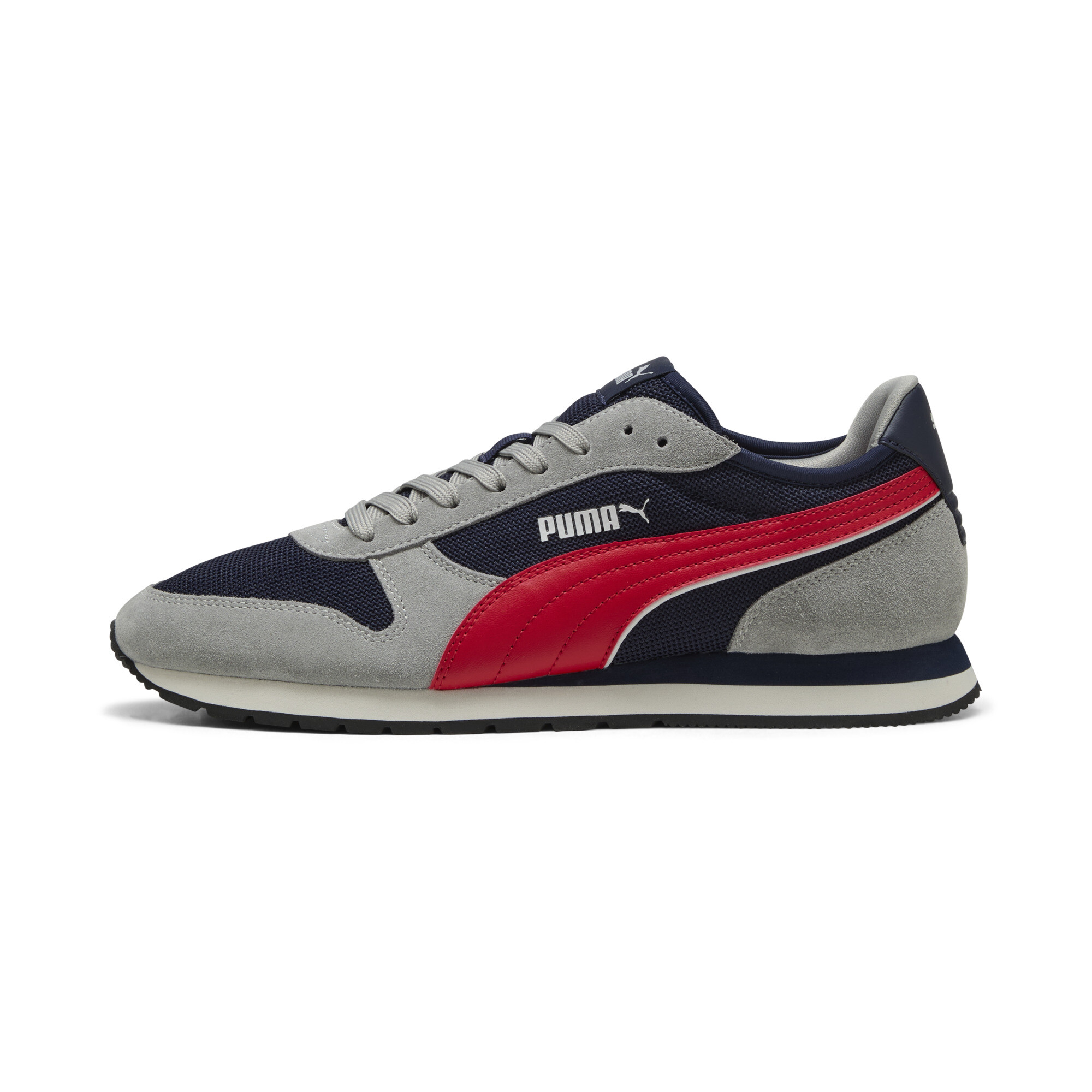 Puma ST MILER Sneakers Unisex Schuhe | Navy/Red/Flat Light Gray | Größe: 37