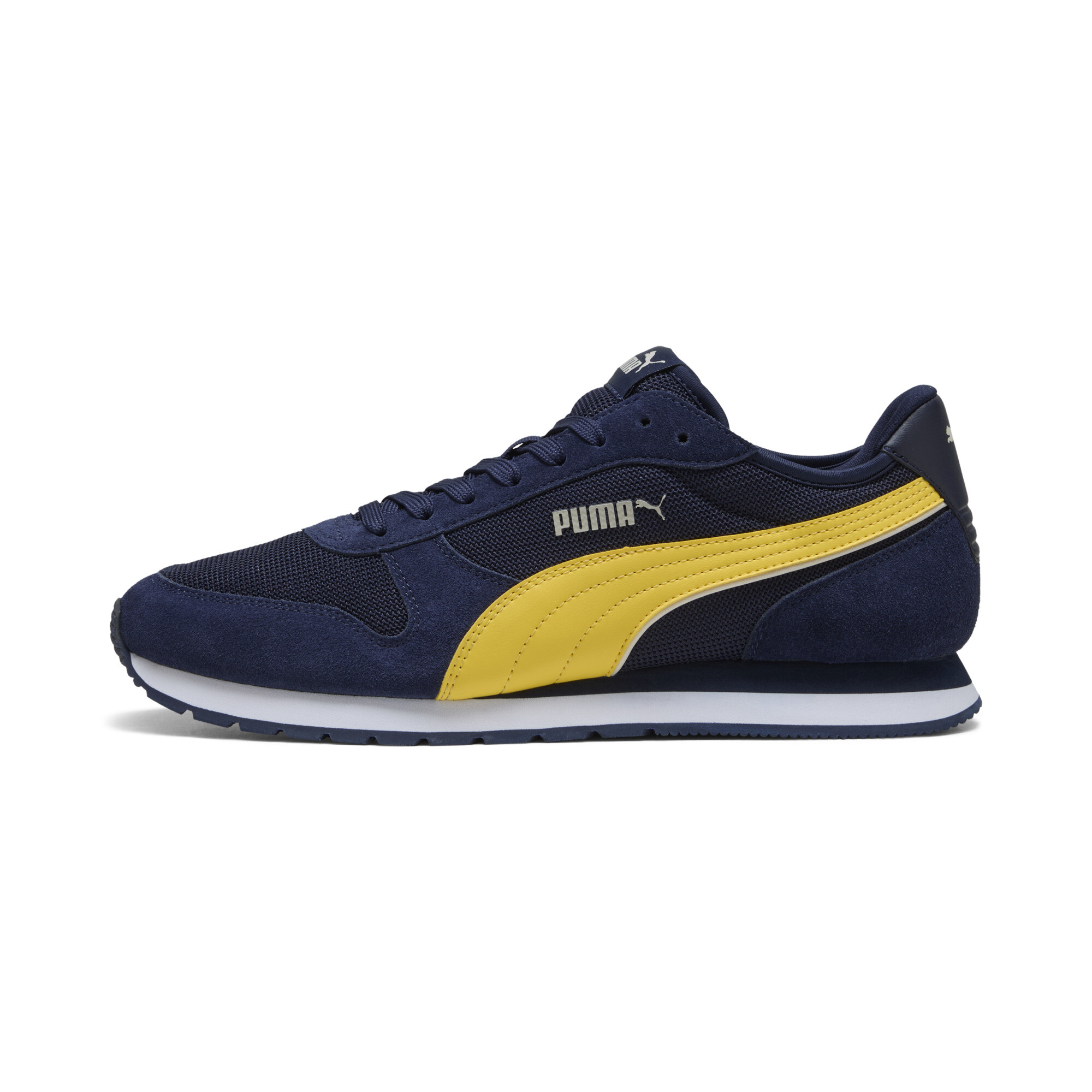 Puma ST MILER Sneakers Unisex Schuhe | Navy/Sunny Yellow/Alpine Snow | Größe: 38