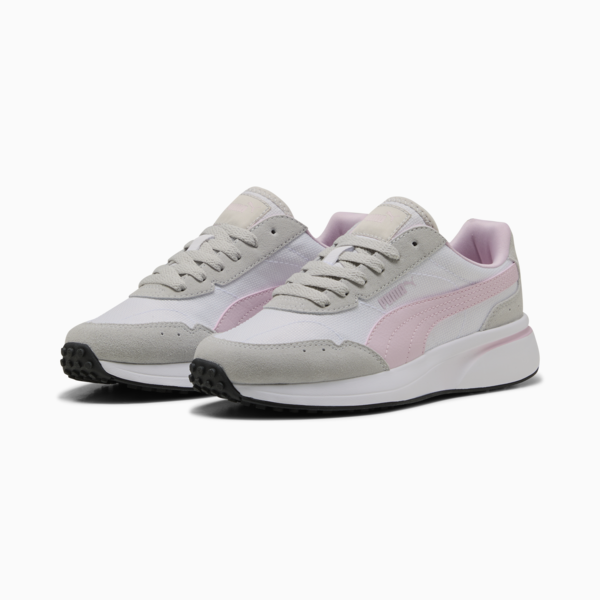 R78 GLANCE Women, Cool Light Gray-Rose Mauve-PUMA White-PUMA Black, large-ZAF