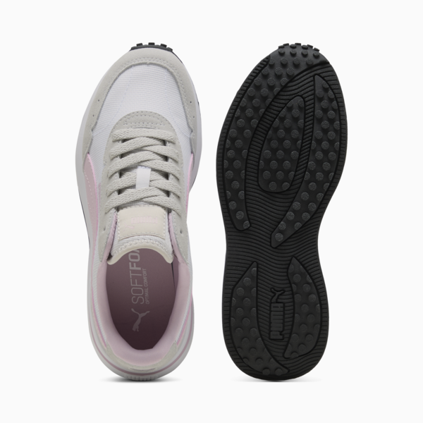 R78 GLANCE Women, Cool Light Gray-Rose Mauve-PUMA White-PUMA Black, large-ZAF