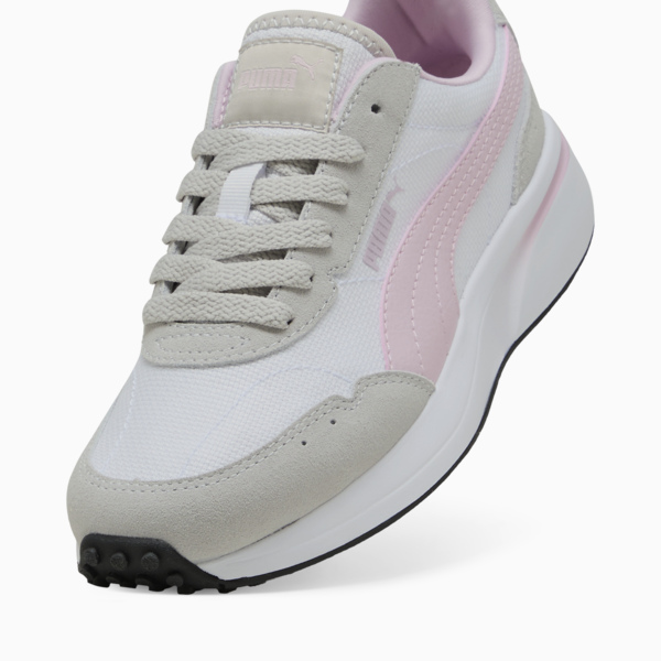 R78 GLANCE Women, Cool Light Gray-Rose Mauve-PUMA White-PUMA Black, large-ZAF