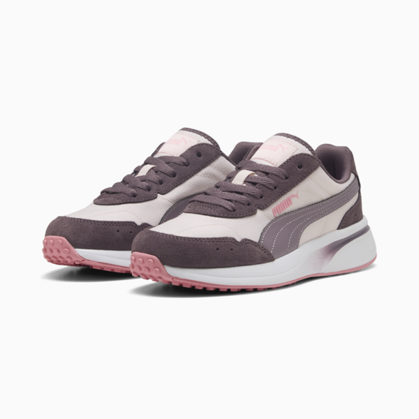 R78 GLANCE Women, Jasmine Flower-Plum Jam-PUMA White, large-ZAF
