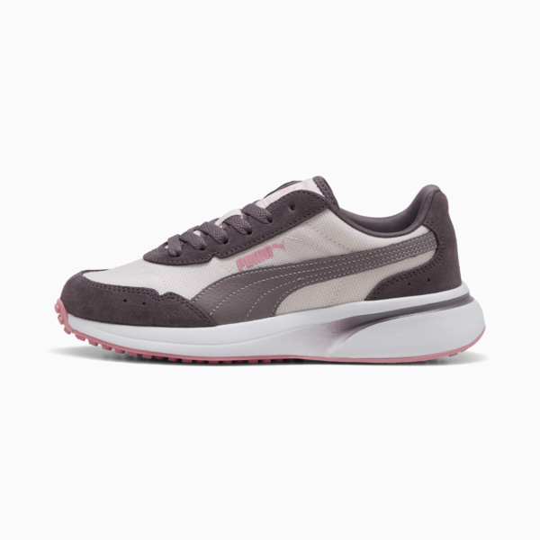 R78 GLANCE Women, Jasmine Flower-Plum Jam-PUMA White, large-ZAF