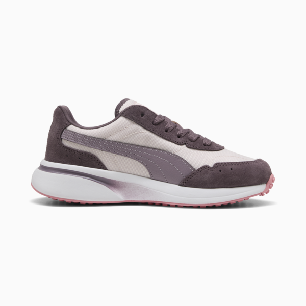 R78 GLANCE Women, Jasmine Flower-Plum Jam-PUMA White, large-ZAF