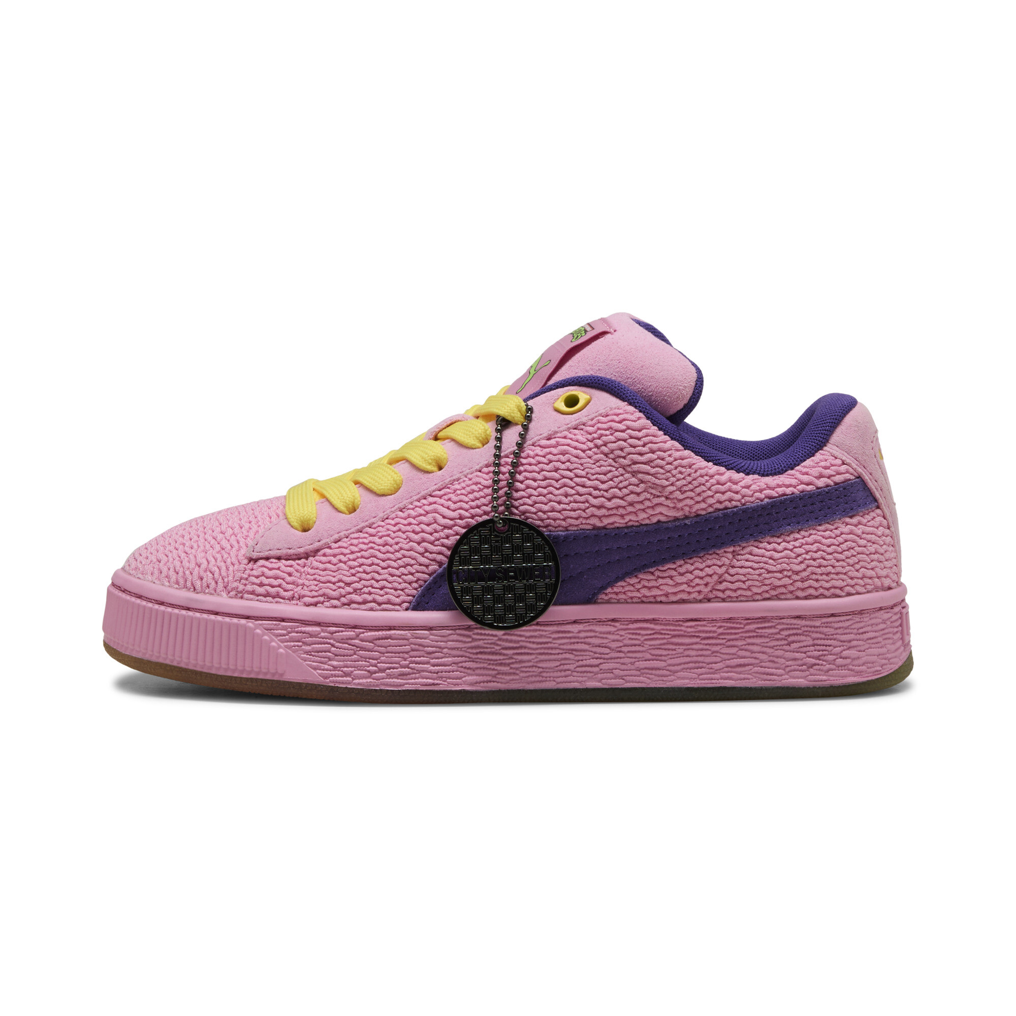 Puma X Tmnt Suede Xl 2 Big Kids' Sneakers In Pink