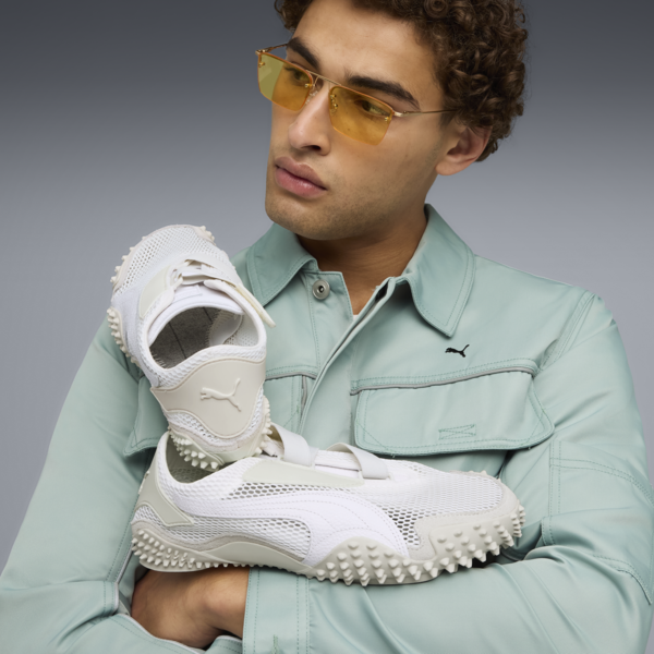 Mostro Mesh Sneakers Unisex, PUMA White-Vapor Gray, large-ZAF