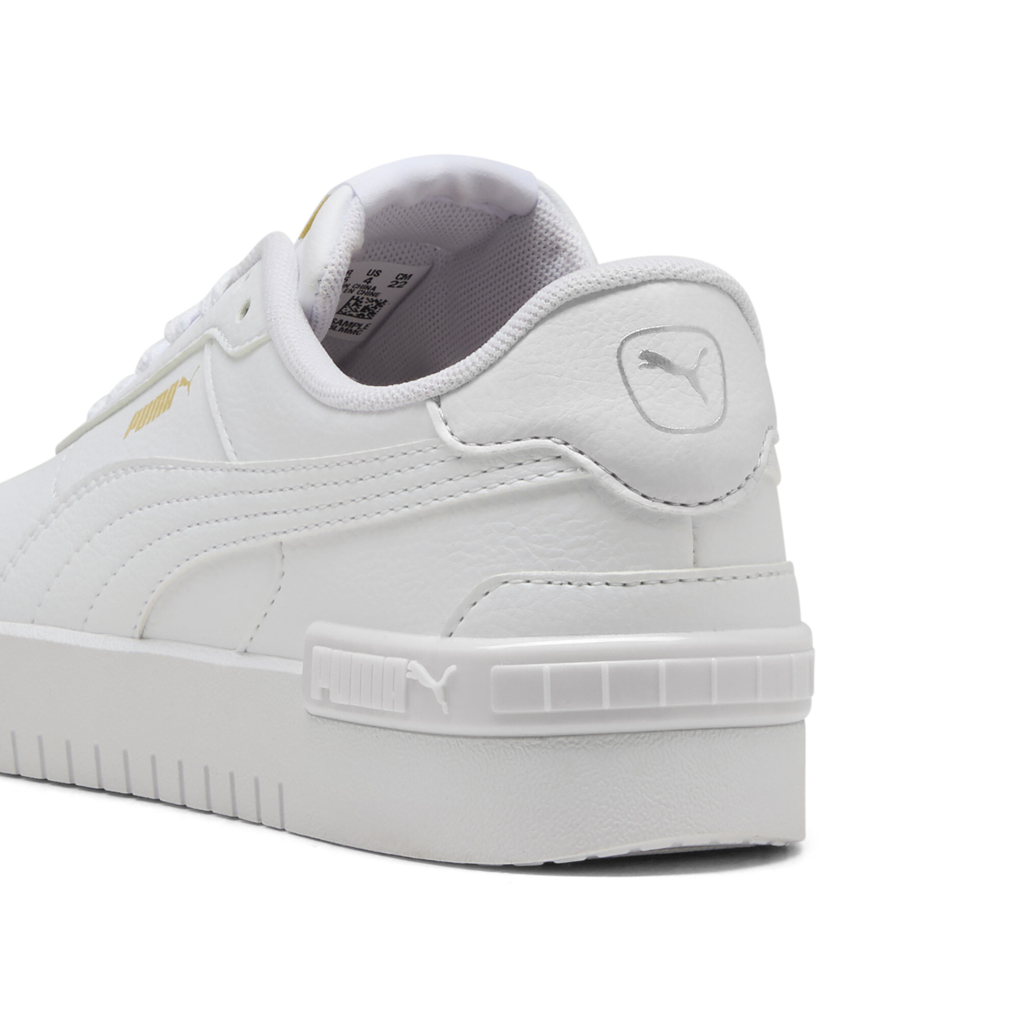 PUMA Jola sneakers voor Dames, Wit/Goud, Maat 38 thumbnail 5