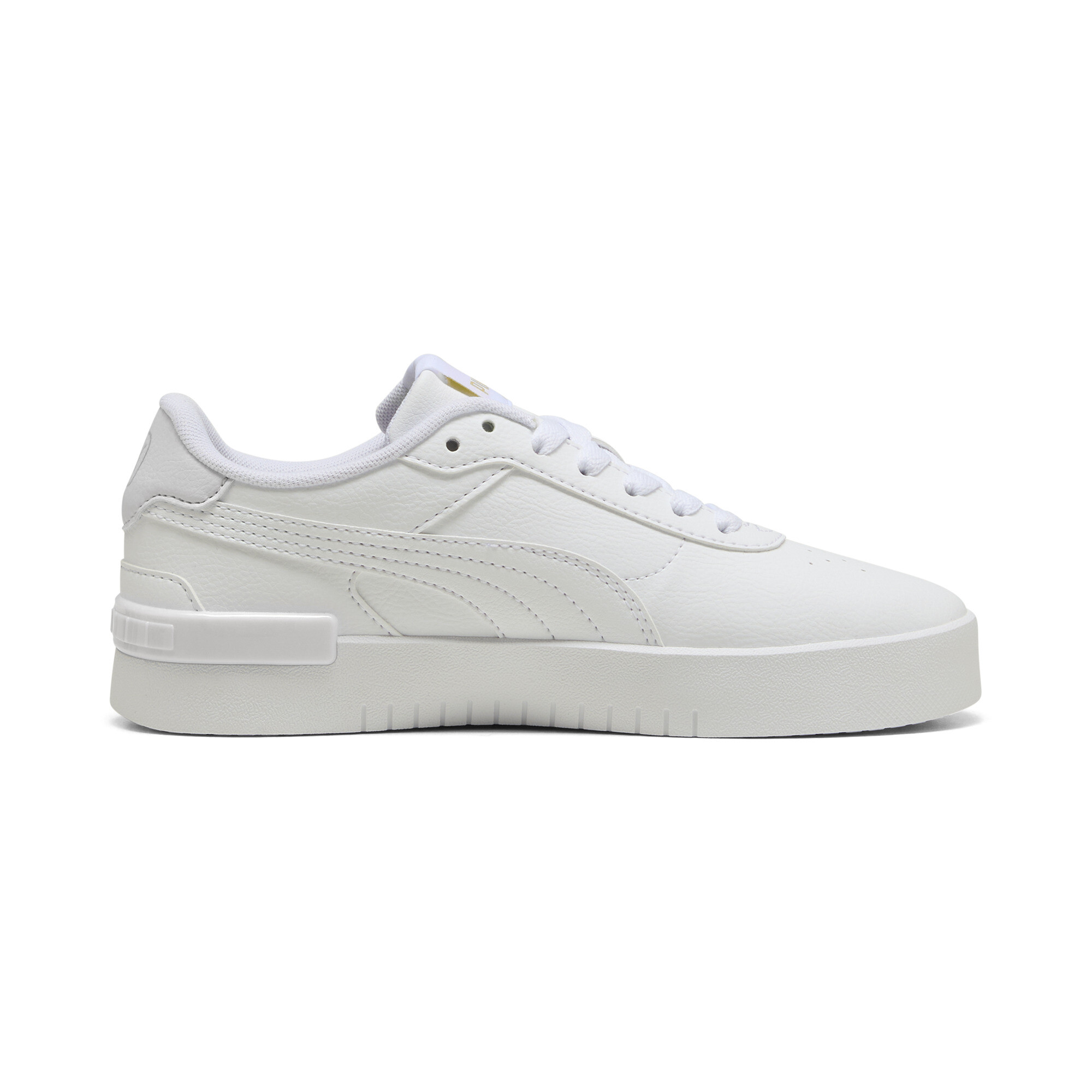 PUMA Jola sneakers voor Dames, Wit/Goud, Maat 38 thumbnail 3