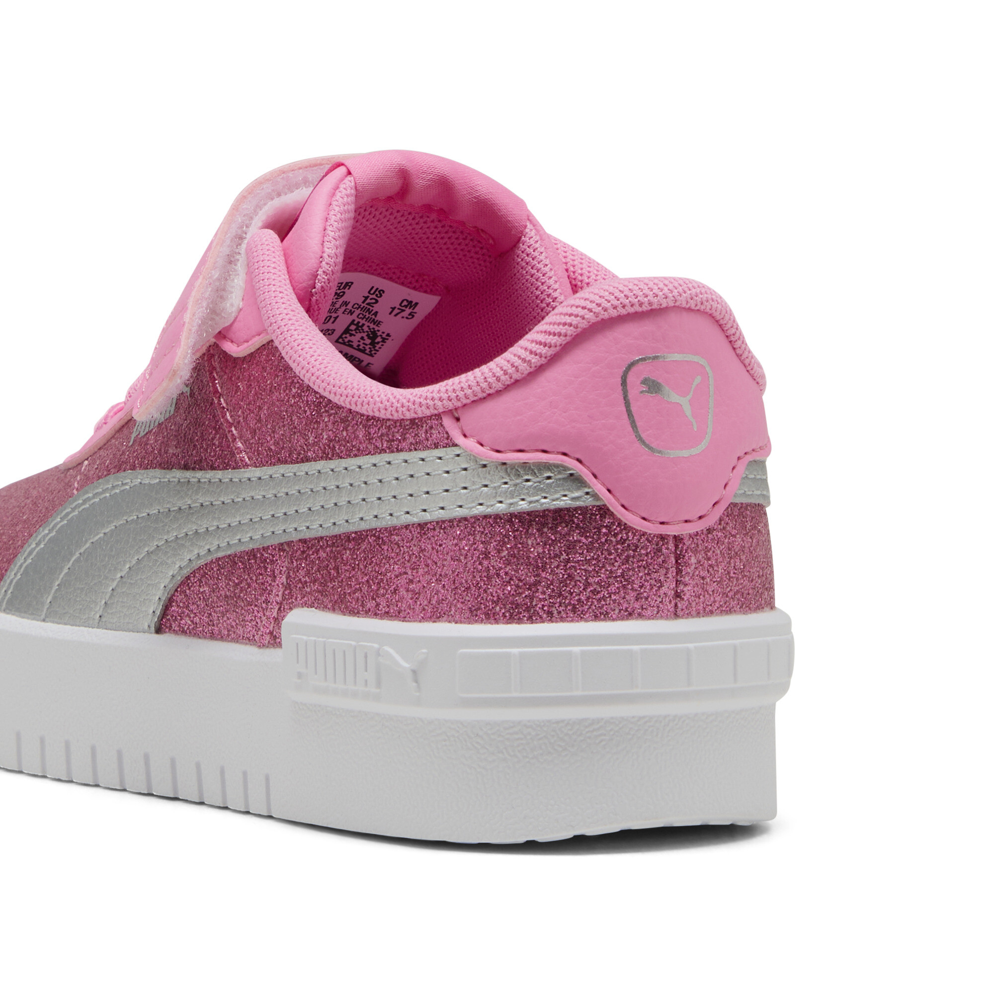 Puma Jola Glitz Glam Sneakers Kids, Pink, Size 34, Shoes