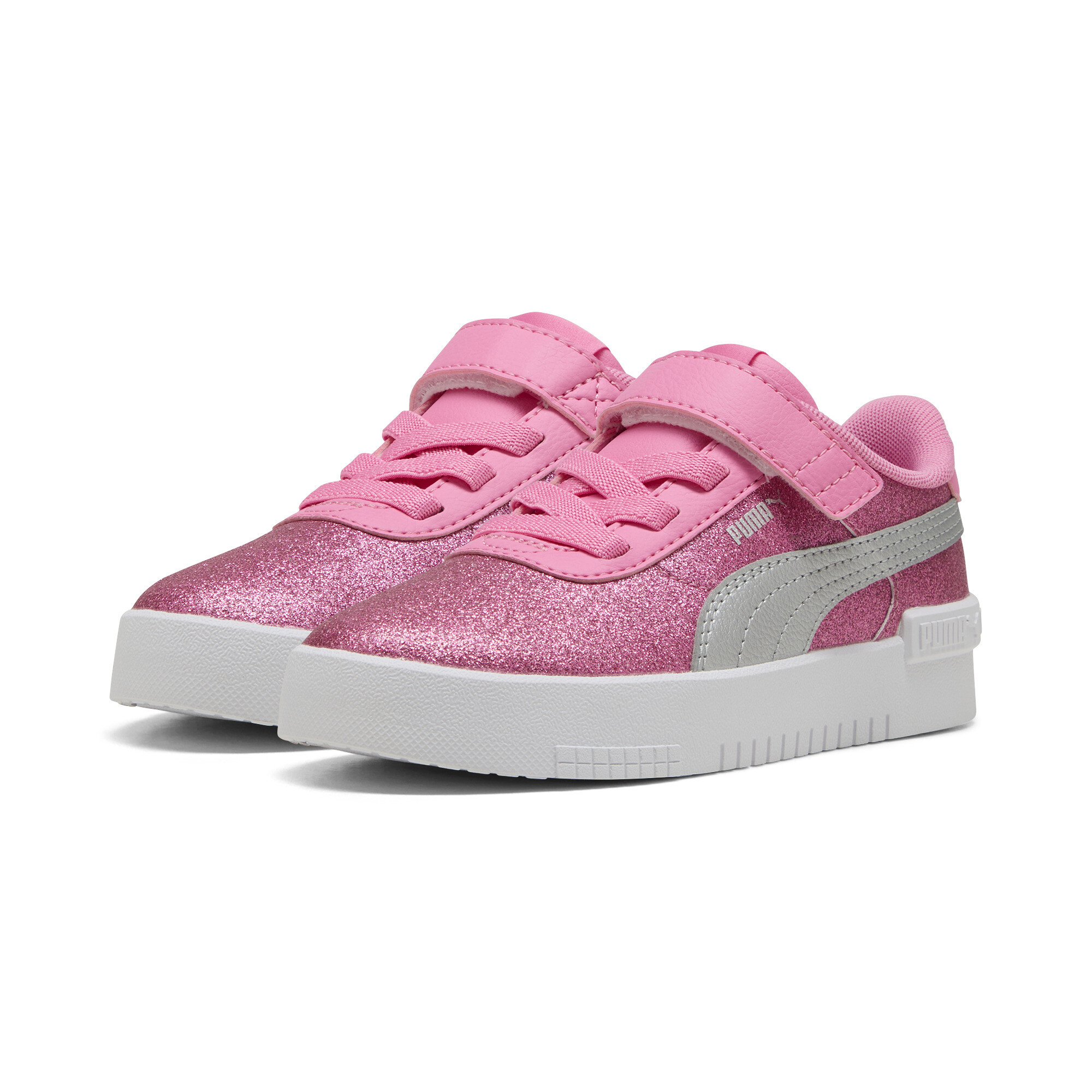 Puma Jola Glitz Glam Sneakers Kids, Pink, Size 34, Shoes