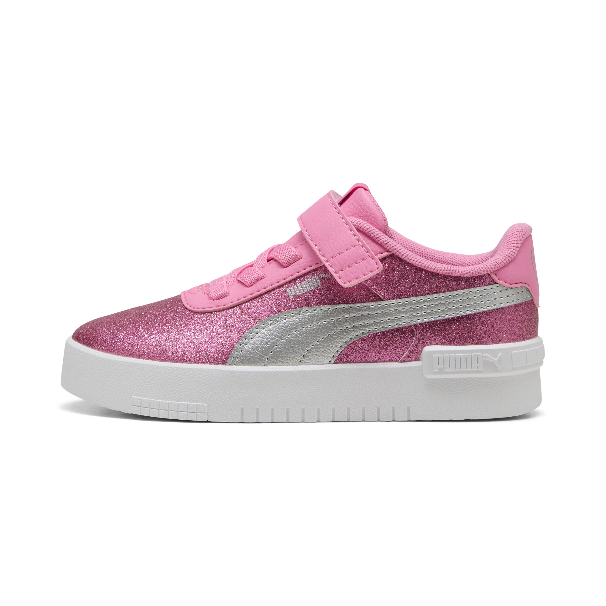 Puma Jola Glitz Glam Sneakers Kinder Schuhe | Fast Pink/Silver | Größe: 34