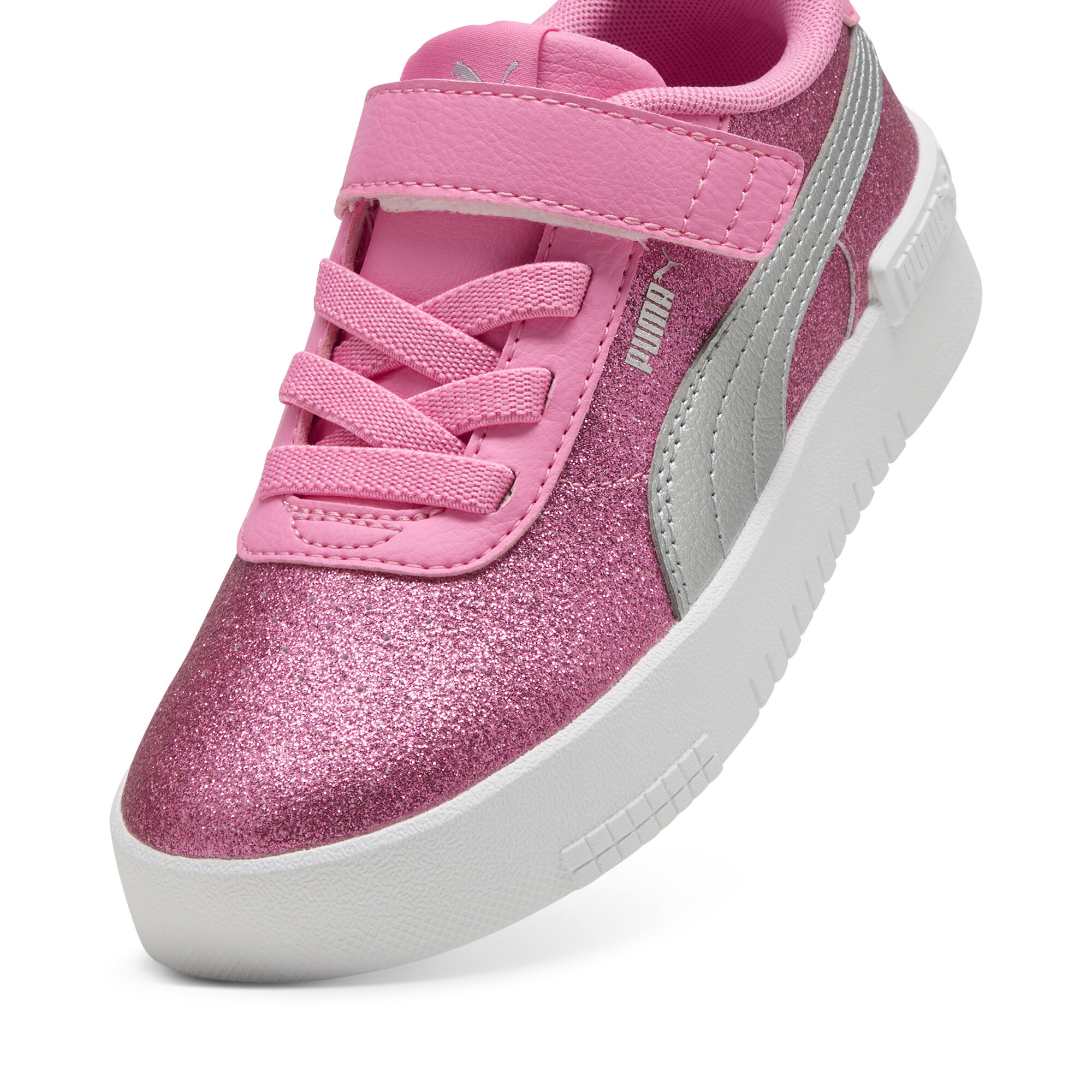 Puma Jola Glitz Glam Sneakers Kids, Pink, Size 34, Shoes