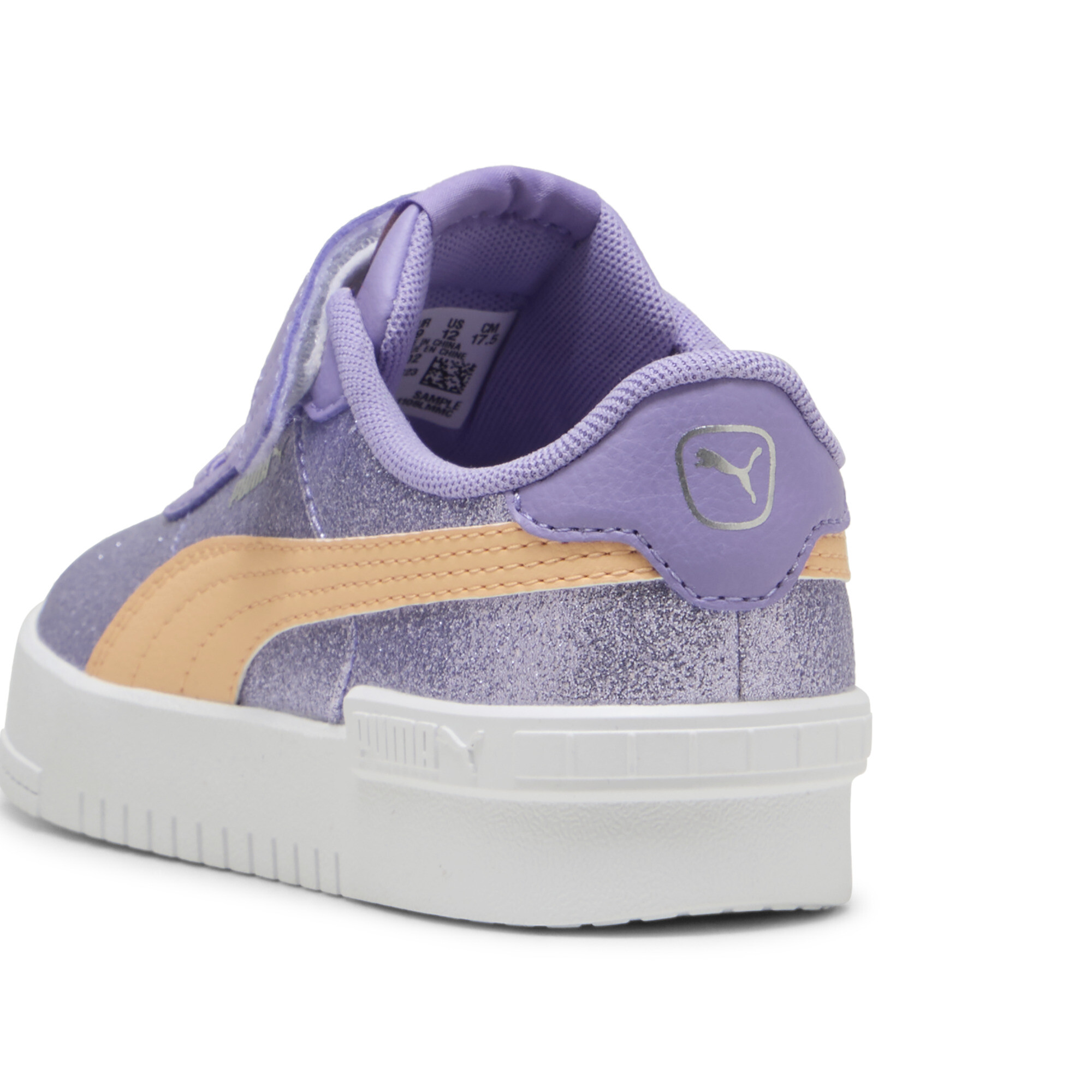 Puma Jola Glitz Glam Sneakers Kids, Purple, Size 31, Shoes