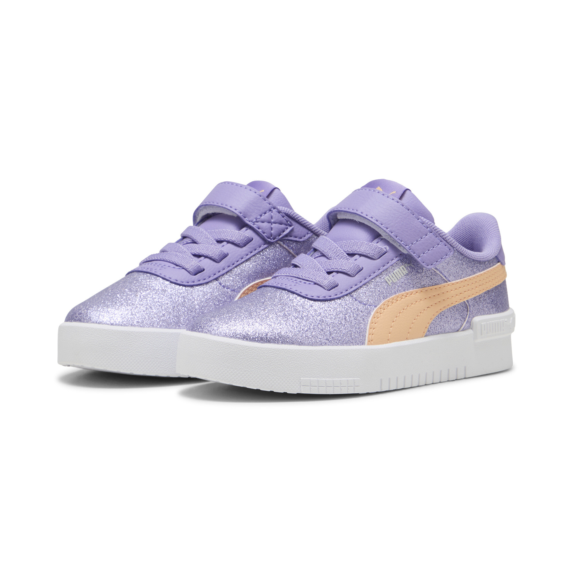 Puma Jola Glitz Glam Sneakers Kids, Purple, Size 31, Shoes