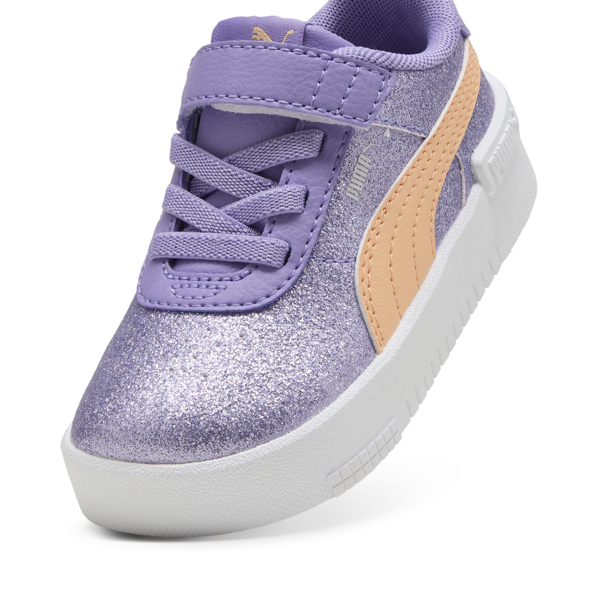 Women's Puma Jola Glitz Glam Sneakers Toddlers, Purple, Size 22, Shoes