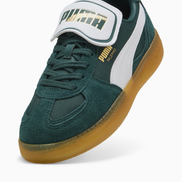 Zapatillas Palermo Moda Tongue para mujer, Dark Myrtle-PUMA White, large-ARG