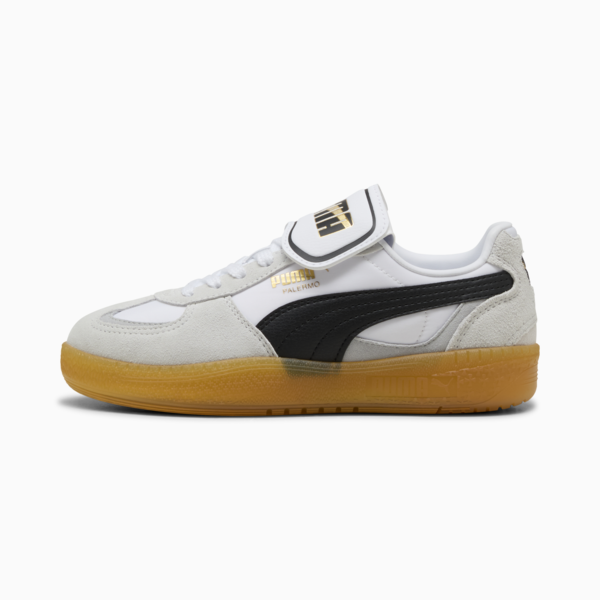 Palermo Moda Tongue Sneakers Women, Feather Gray-PUMA Black, large-ZAF