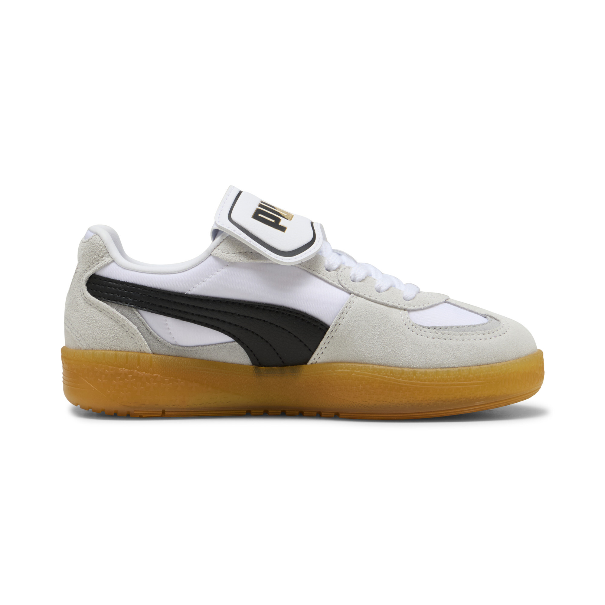 PUMA Palermo Moda Tongue sneakers voor Dames, Zwart/Grijs, Maat 41 thumbnail 3