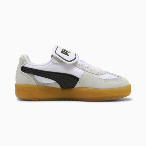 Palermo Moda Tongue Sneakers Women, Feather Gray-PUMA Black, large-ZAF