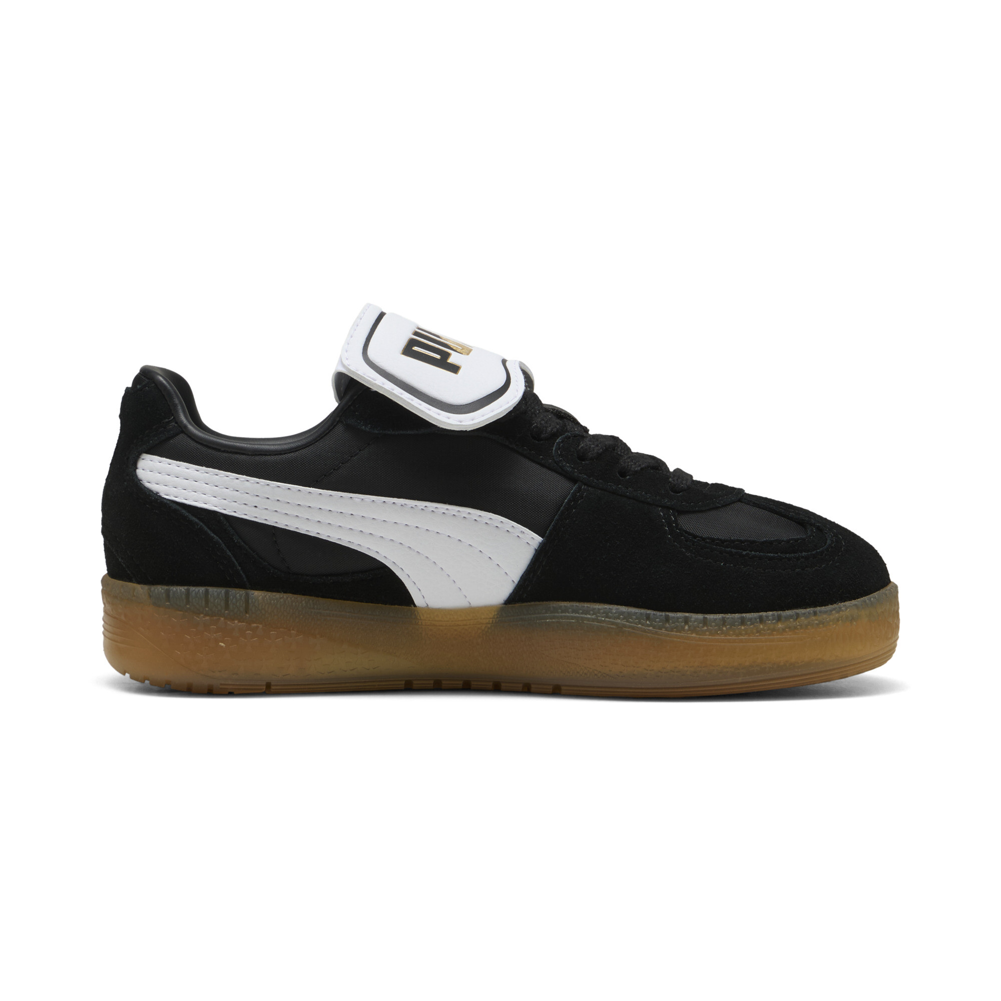 PUMA Palermo Moda Tongue sneakers voor Dames, Zwart/Wit, Maat 42,5 thumbnail 3