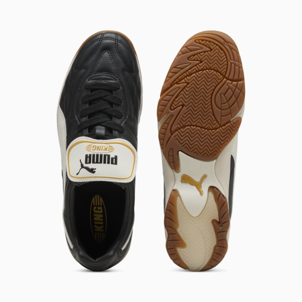 King Indoor Sneakers Unisex, PUMA Black-Warm White, large-MEX