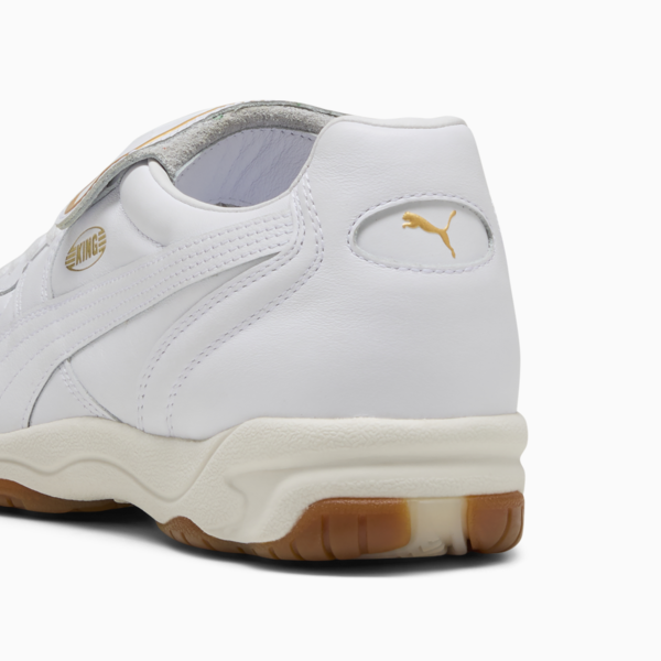 King Indoor Sneakers Unisex, PUMA White-Frosted Ivory, large-ZAF