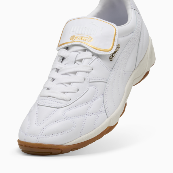 King Indoor Sneakers Unisex, PUMA White-Frosted Ivory, large-ZAF