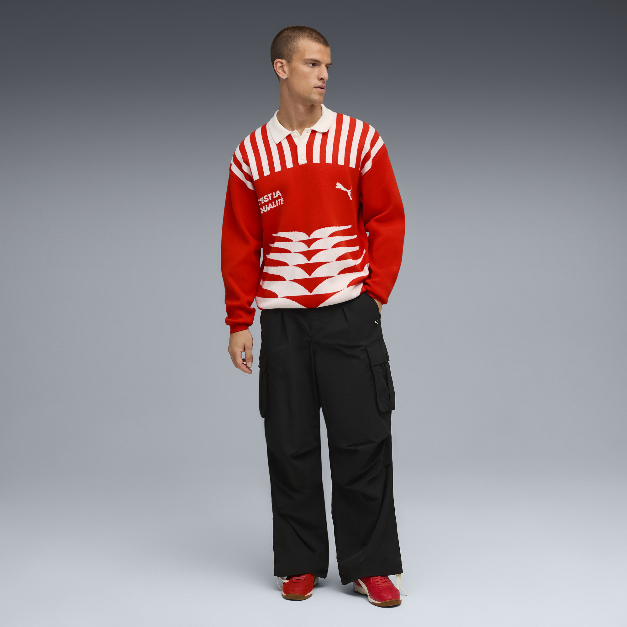 PUMA King Indoor sneakers unisex, Rood, Maat 44,5 thumbnail 7