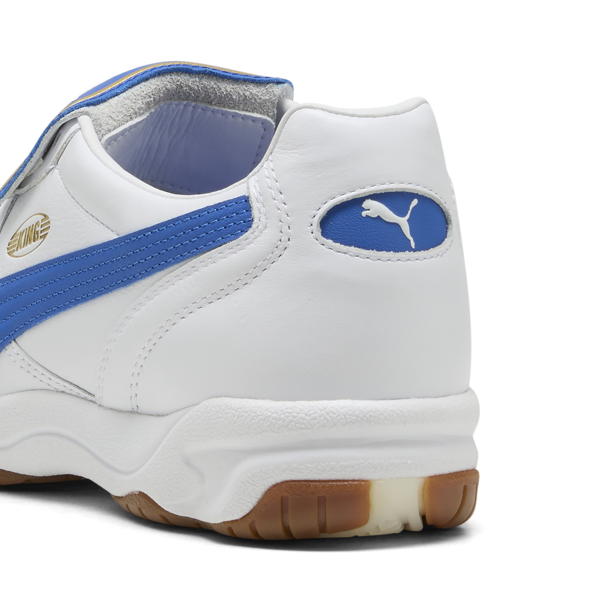 PUMA King Indoor sneakers unisex, Blauw/Wit, Maat 36 thumbnail 5