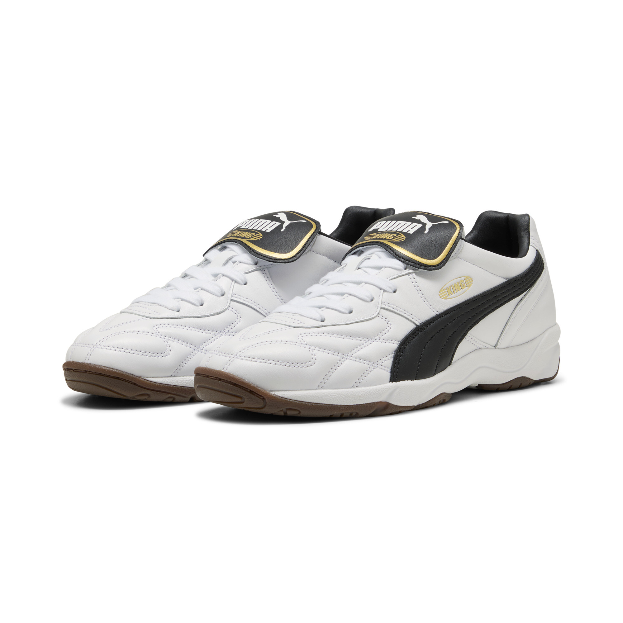 PUMA King Indoor sneakers unisex, Zwart/Wit, Maat 39 thumbnail 6