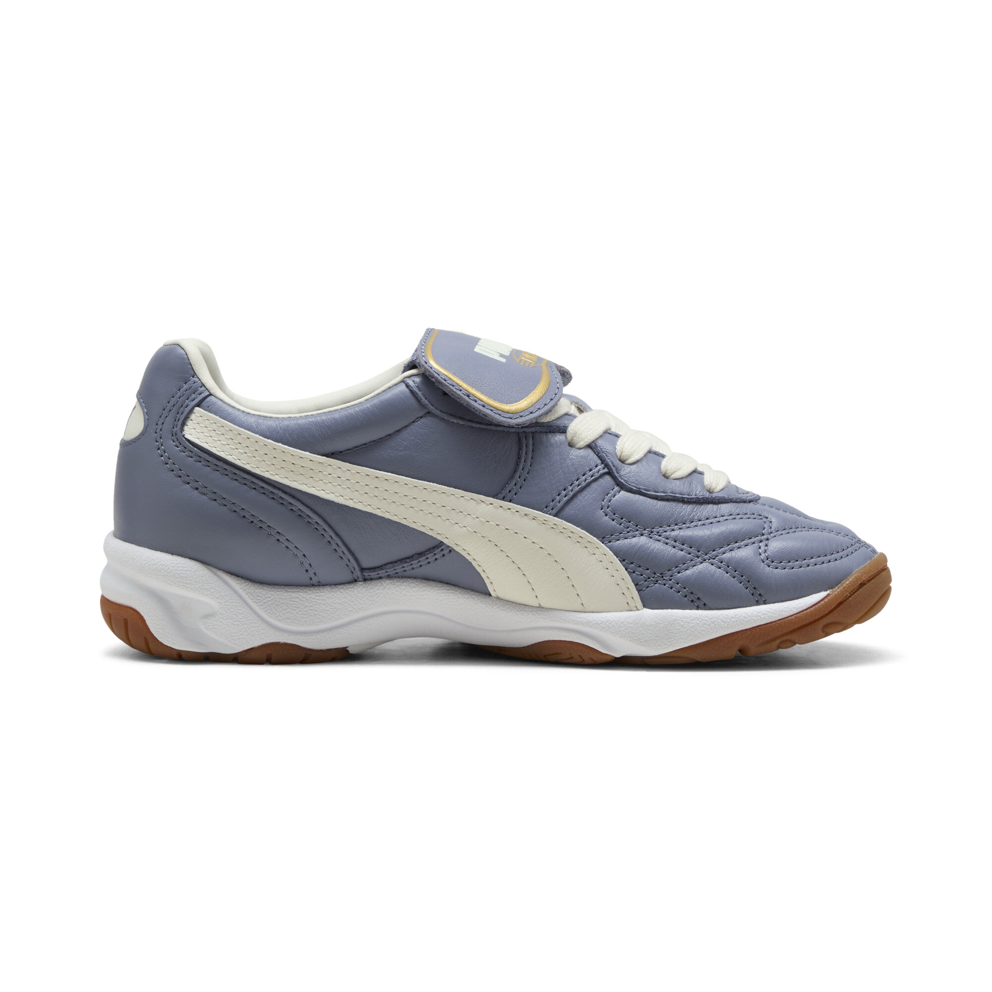 PUMA King Indoor sneakers unisex, Grijs/Wit, Maat 38,5 thumbnail 3