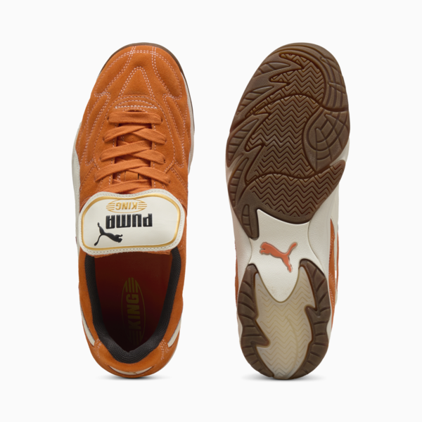 KING Indoor Royalty Sneakers Unisex, Maple Syrup-Frosted Ivory, large-MEX