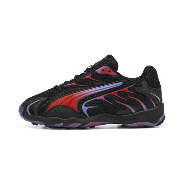 Puma Inhale Big Kids' Sneakers In Black- Red