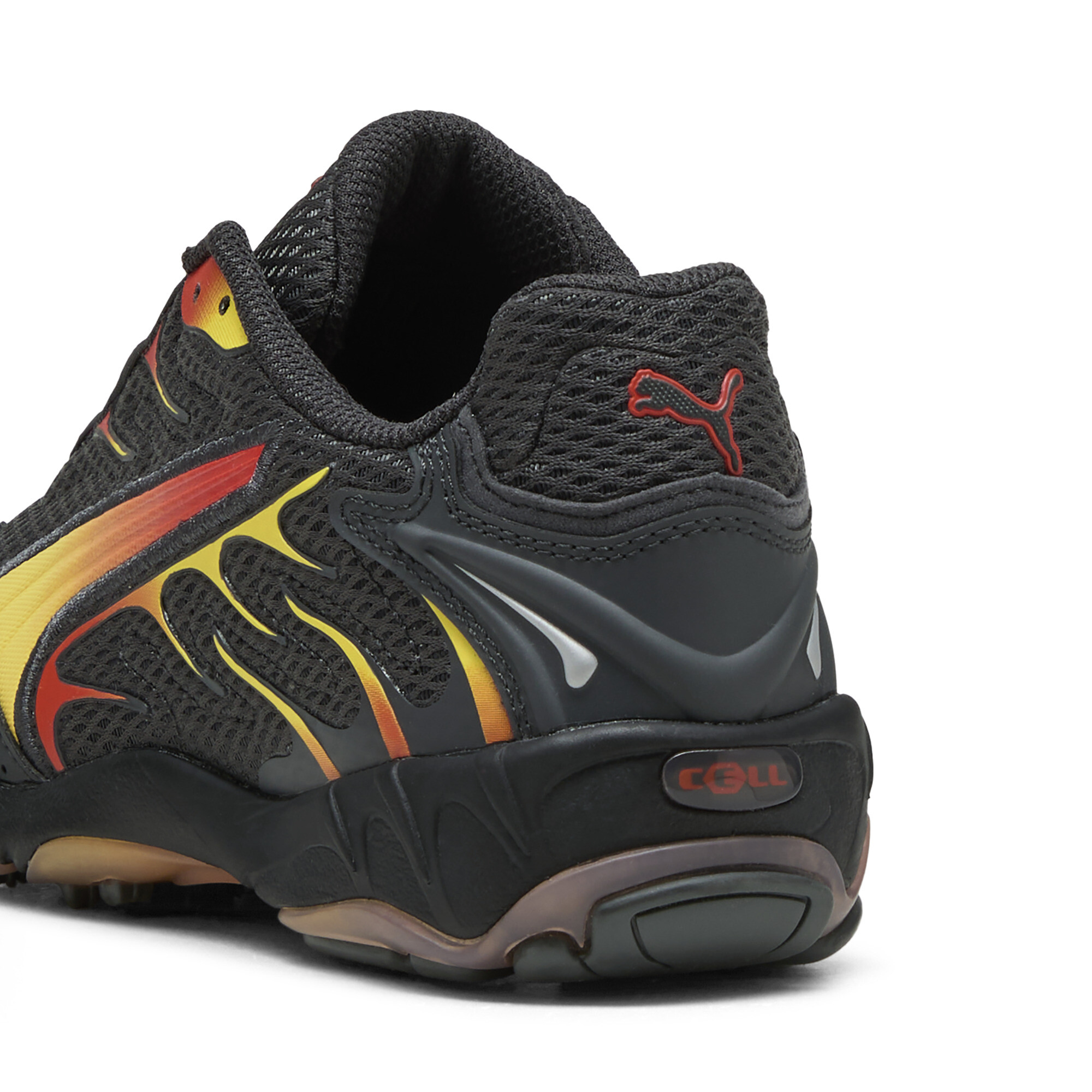 PUMA Inhale sneakers, Grijs/Geel, Maat 35,5 thumbnail 5