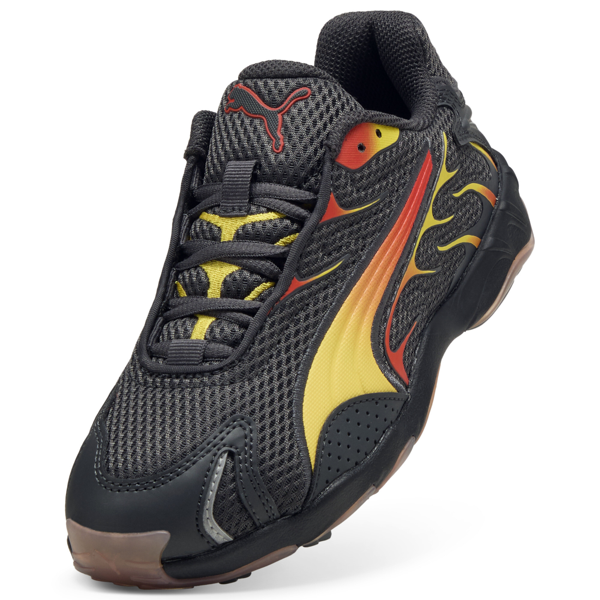 PUMA Inhale sneakers, Grijs/Geel, Maat 35,5 thumbnail 2